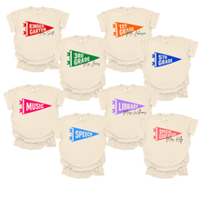 Load image into Gallery viewer, Grade Level Custom Pennant Tee