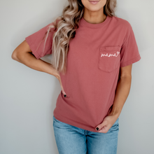 Load image into Gallery viewer, Pocket Script Mama Tee