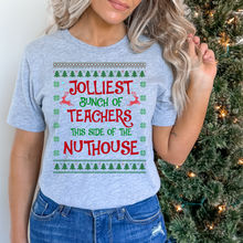 Load image into Gallery viewer, Jolliest Bunch of Teachers Tee or Crewneck