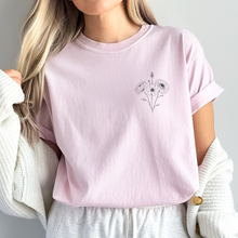 Load image into Gallery viewer, Personalized Birth Flower Bouquet Tee
