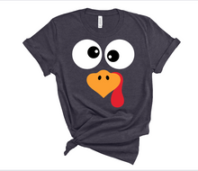 Load image into Gallery viewer, Silly Turkey Face Tee
