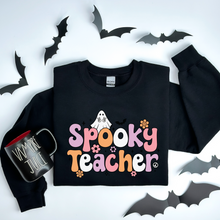 Load image into Gallery viewer, Spooky Teacher (Available in Tee or Crewneck Sweatshirt)
