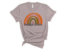Load image into Gallery viewer, Thankful Teacher Rainbow Tee

