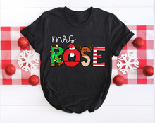 Load image into Gallery viewer, CUSTOM Holiday Name Tee
